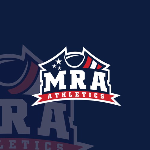 Athletic logo with the title 'MRA athletics logo'