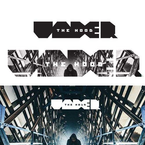 Sweater design with the title 'UNDER THE HOOD'