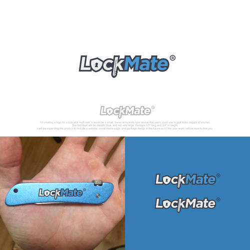 Keyboard design with the title 'LockMate'