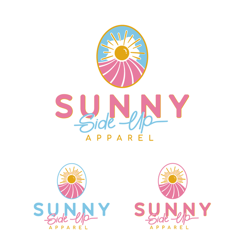 Beachwear design with the title 'Logo Design'