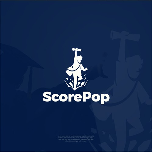Boy logo with the title 'ScorePop'