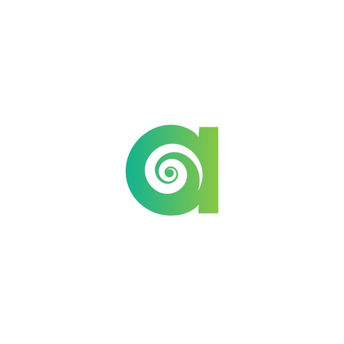 Spiral logo with the title 'Chameleon logo'