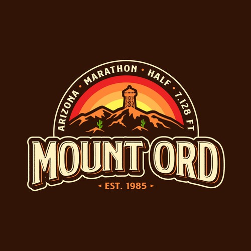 Arizona design with the title 'Logo concept for Marathon event'