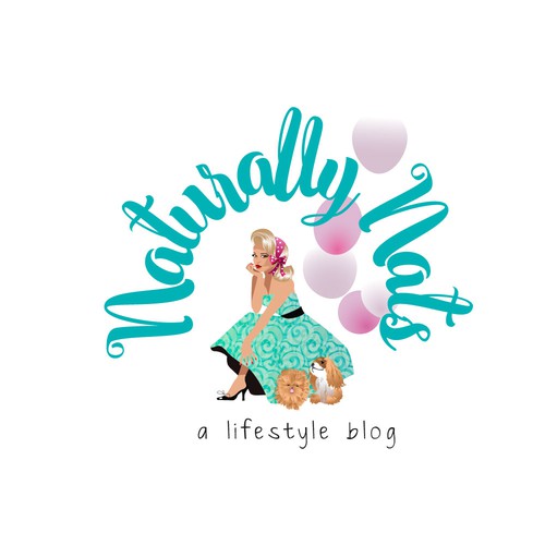 Dress design with the title 'Life Style Personal Blog'