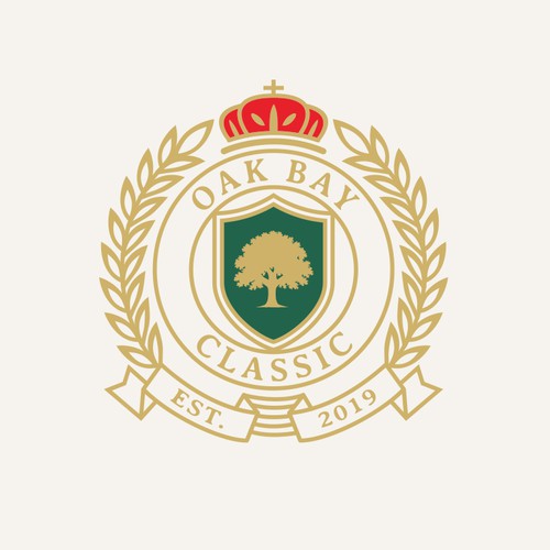 High-end logo with the title 'Annual Golf Event Logo'