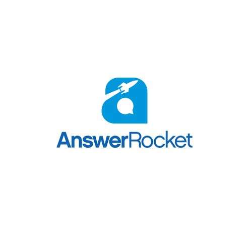 Question mark logo with the title 'Logo for AnswerRocket'