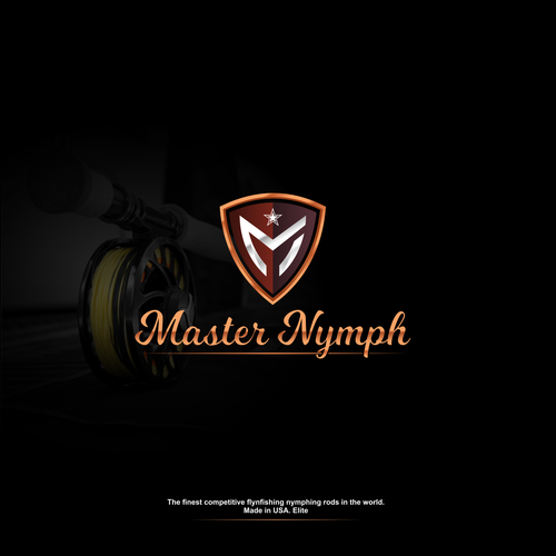Fly fishing design with the title 'Elite Fly fishing Rod Company '