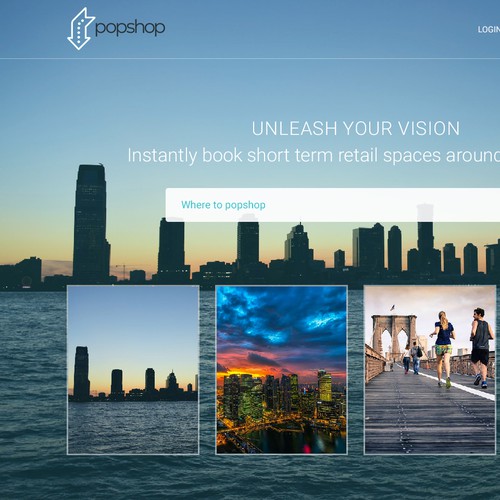 Bootstrap website with the title 'PopShop'