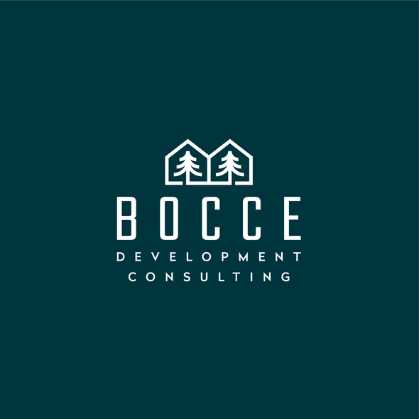 Simple design with the title 'Bocce Development Consulting Logo'