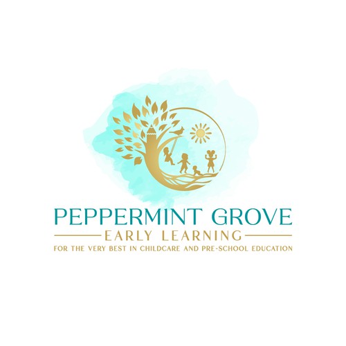Preschool logo with the title 'Peppermint Grove Early Learning '