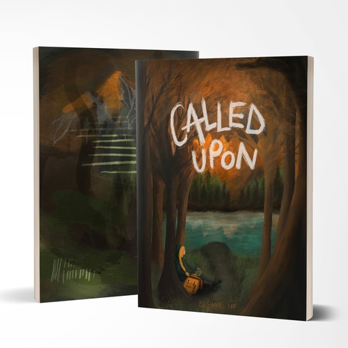 Forest book cover with the title 'Illustrated Fantasy Book Cover '