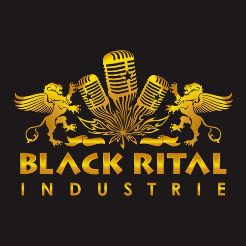 Recording studio design with the title 'recording industrie'