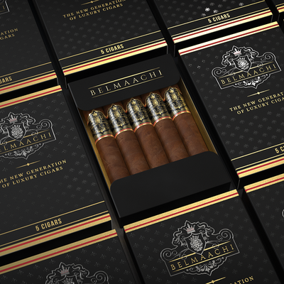 Box and cigar ring design, 3D visualization