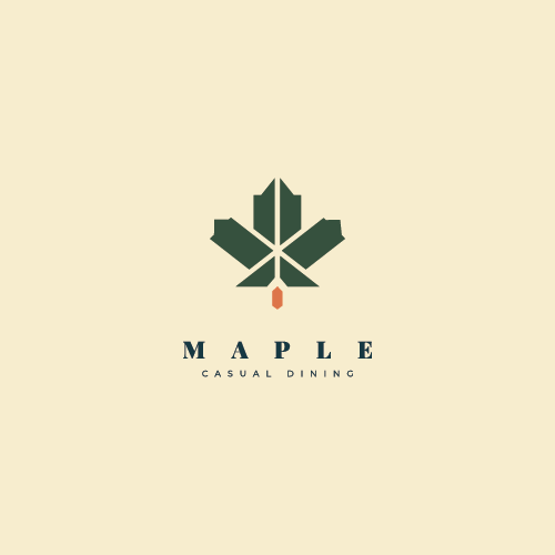 Maple design with the title 'Maple - Logo Concept'