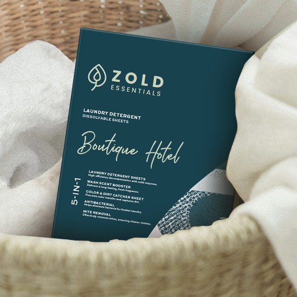 Cleaning packaging with the title 'ZOLD | ECO Laundry Sheets'