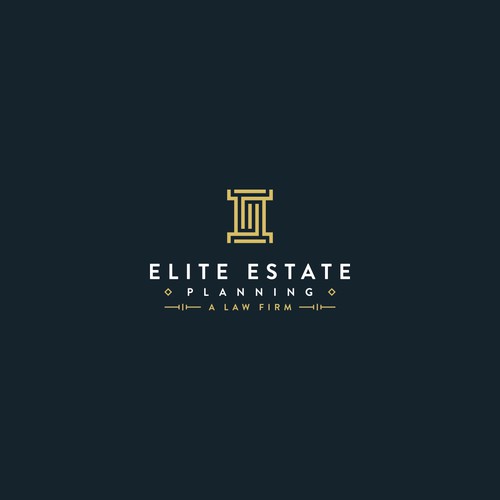 Event planning logo with the title 'Elite Estate Planning logo design'