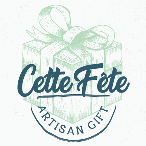 Gift logo with the title 'Logo concept for Artisan Gift'
