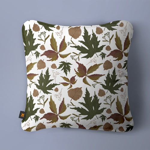 Autumn artwork with the title 'Autumn pattern'