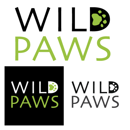 Cut out logo with the title 'Logo for a Pet Food Company'
