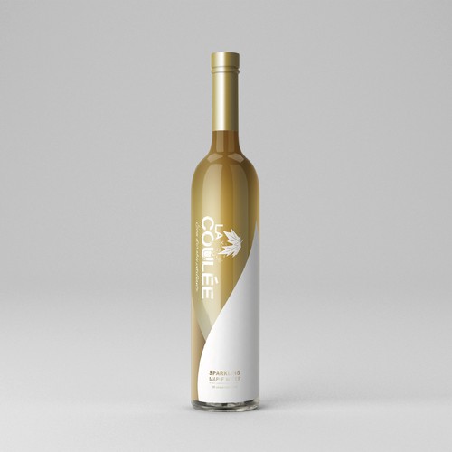 Water label with the title 'La Coulée'