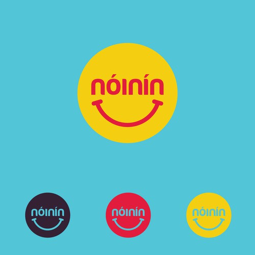 Ball logo with the title 'Children playing toy logo design'