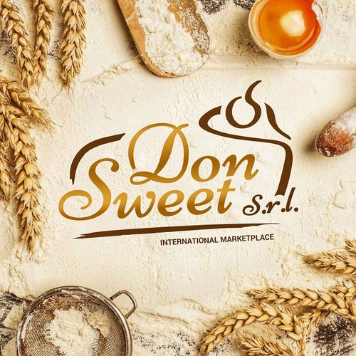 Cake design with the title 'Logo for bakery company'