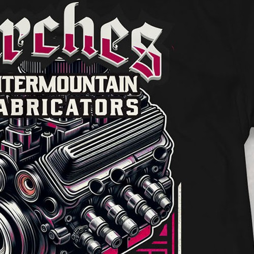 Environment t-shirt with the title 'Vintage Block Engine'