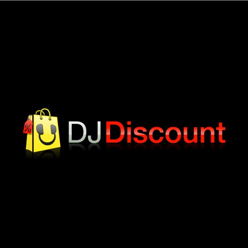 Commercial logo with the title 'DJ Discount'