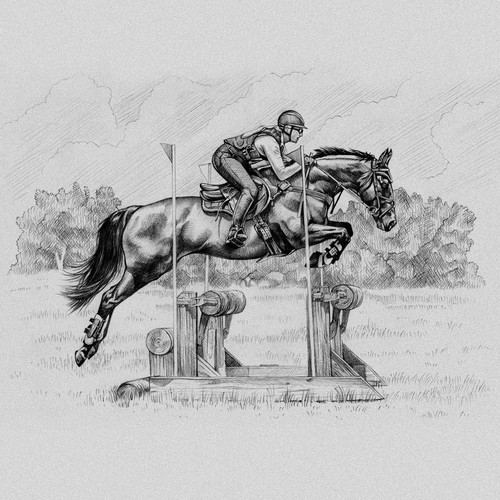 Pencil artwork with the title 'Pencil illustration '