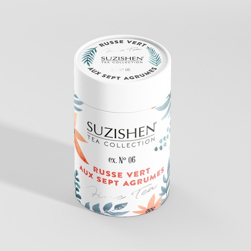 Tea label with the title 'Fine Tea'