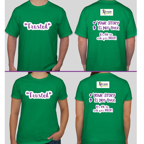 Creative t-shirt with the title 'T-shirt design'