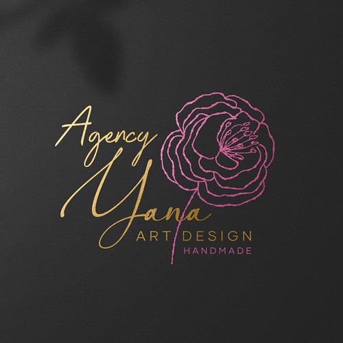 Pink brand with the title 'Agency Yana Art Design'
