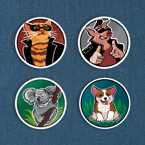 Embroidery design with the title 'Embroidery Illustrations'