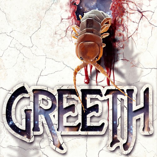 Creepy book cover with the title 'Dark Fantasy Book Cover'