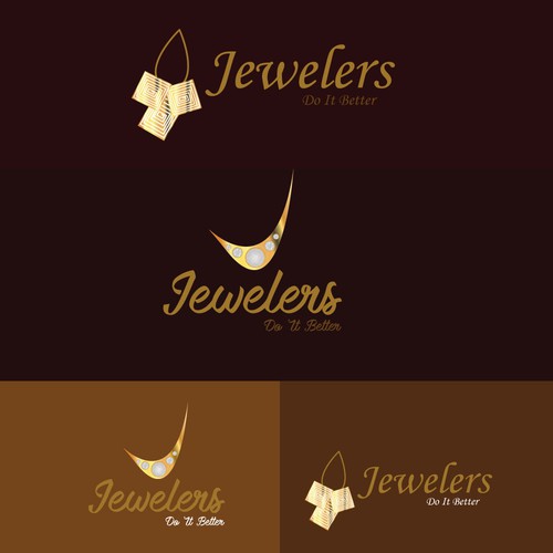 Attractive logo with the title 'Bold Logo For Jewellers'