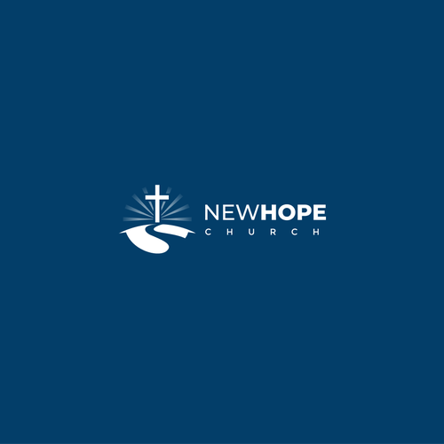 Bible logo with the title 'New Hope Church'