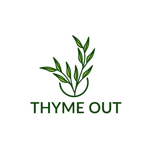 Plant logo with the title 'Logo Design for a Natural Skin Treatment Brand'