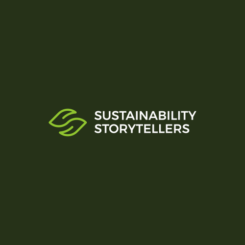 Meaningful logo with the title 'Clean organic logo for sustainability consulting: Sustainability Storytellers'