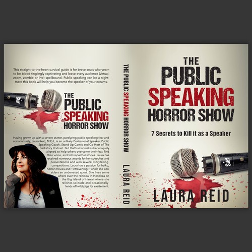 Speaker design with the title 'The Public Speaking'