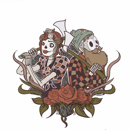 Digital illustration with the title 'Graphic for "Big Burrito" Restaurant'