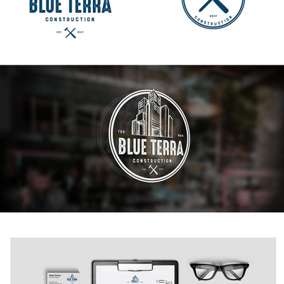 Blue Terrra Construction Logo