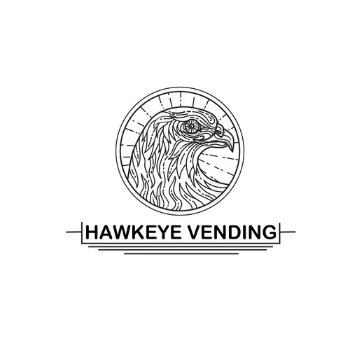 Falcon logo with the title 'Haweye Vending'