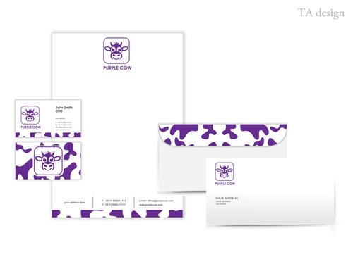 Purple brand with the title 'Create an innovative icon for the Real Estate industry'