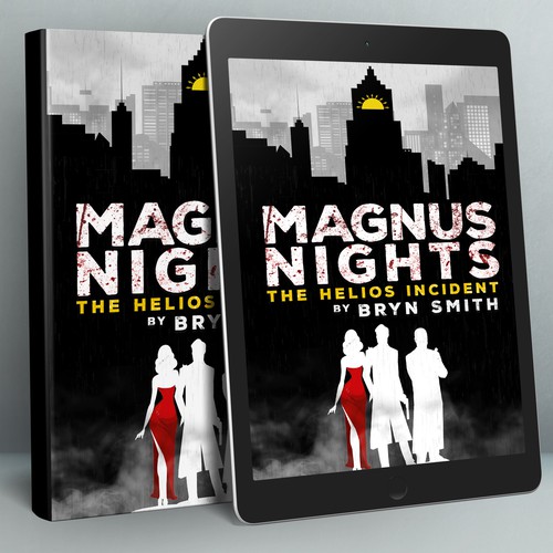 Noir book cover with the title 'Magnus Nights - Noir E-Book '