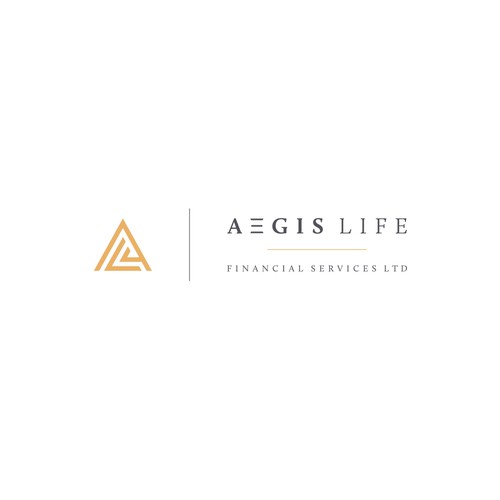 Finance brand with the title 'Logo design for Aegis Life'