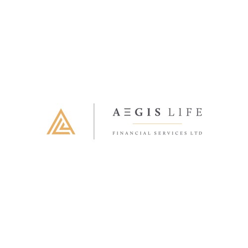 Finance brand with the title 'Logo design for Aegis Life'