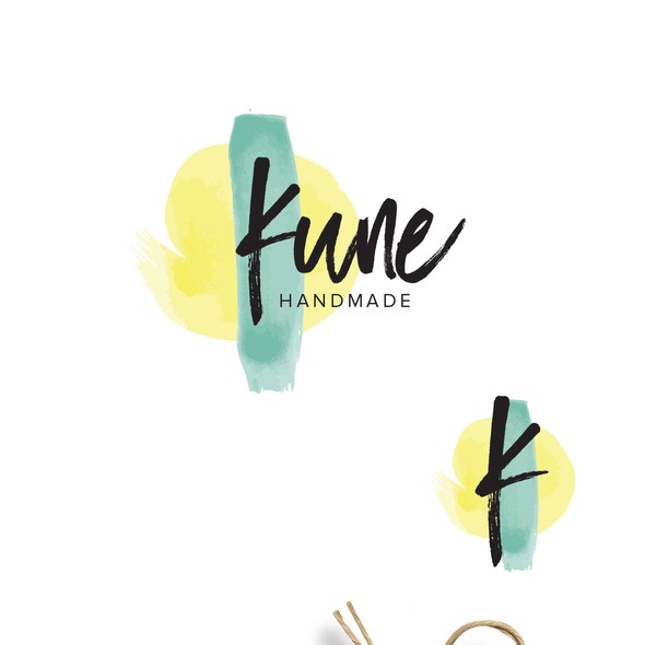 Souvenir logo with the title 'Kune handmade'