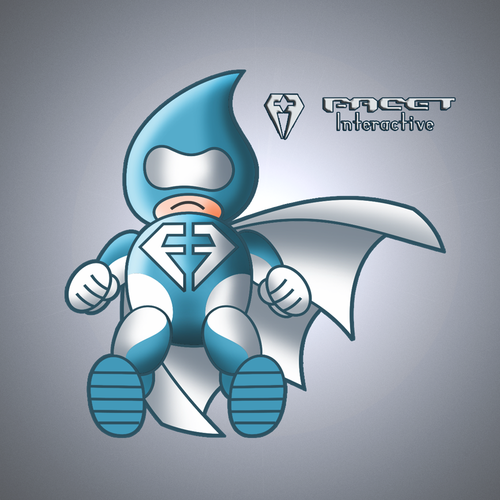 Chibi design with the title 'Facet's Drupal Hero '