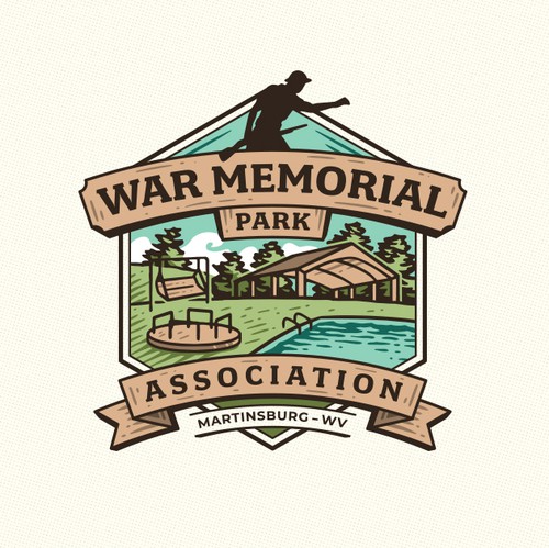 Park design with the title 'Park Logo Design (Classic Style)'