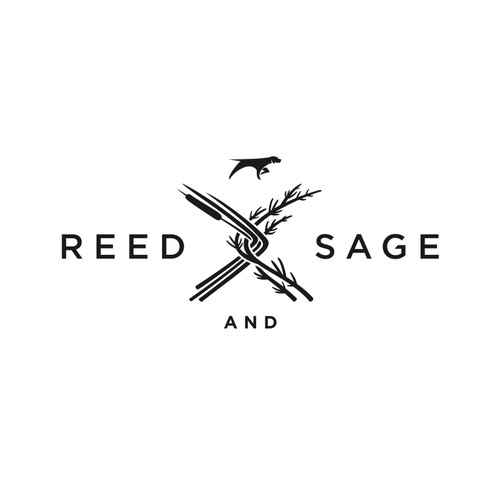 Canine logo with the title 'Classy and strong logo for Reed & Sage'